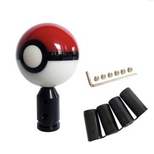 Pokemon Pokeball Gear Shift Knob Poke Ball Shift Head 54mm Wm121.25 Adapter
