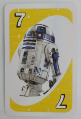 UNO Disney 100 Card Yellow R2-D2 #7
