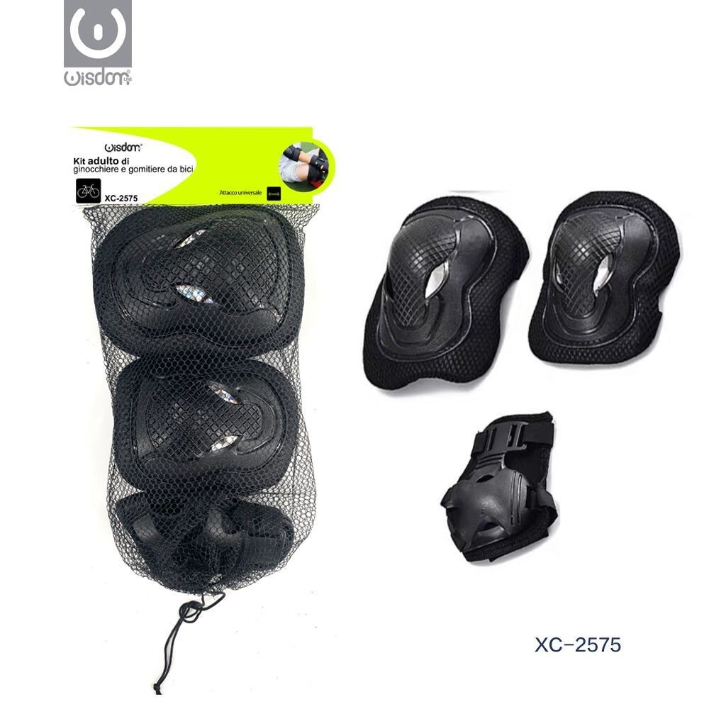 Kit Rodilleras Coderas Protección Adultos Sport Bici Bicicleta Xc-2575 Wis