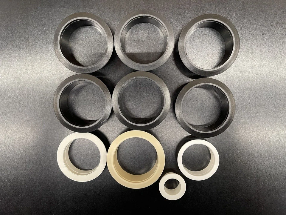 Surtido de 10 ojales de cable/cable de plástico para escritorio. Las tallas y colores varían. Foto 4 de 4