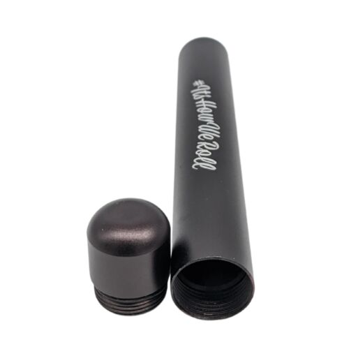 SMO King Size Smell Proof Anodised Aluminium Po Top Cigar Cone Tube holder - Picture 5 of 24
