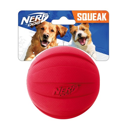 Nerf Dog Squeaker Ball Toy for Medium and Large Breeds Durable Fetch Toy - 第 1/7 張圖片