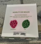 * SET OF 2 - NOVELTY ICE CUBE MOLDS * STRAWBERRY & LIME * DESIGN * MIB — photo 2