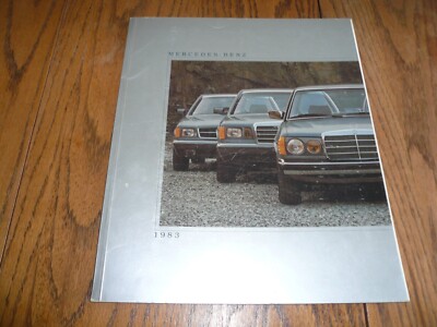 1983 Mercedes Sales Brochure w/Technical Specifications Insert - Vintage