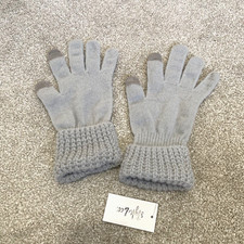 Style  Co Women's Waffle-Knit Cuff Solid Gloves Touchscreen Grey One Size