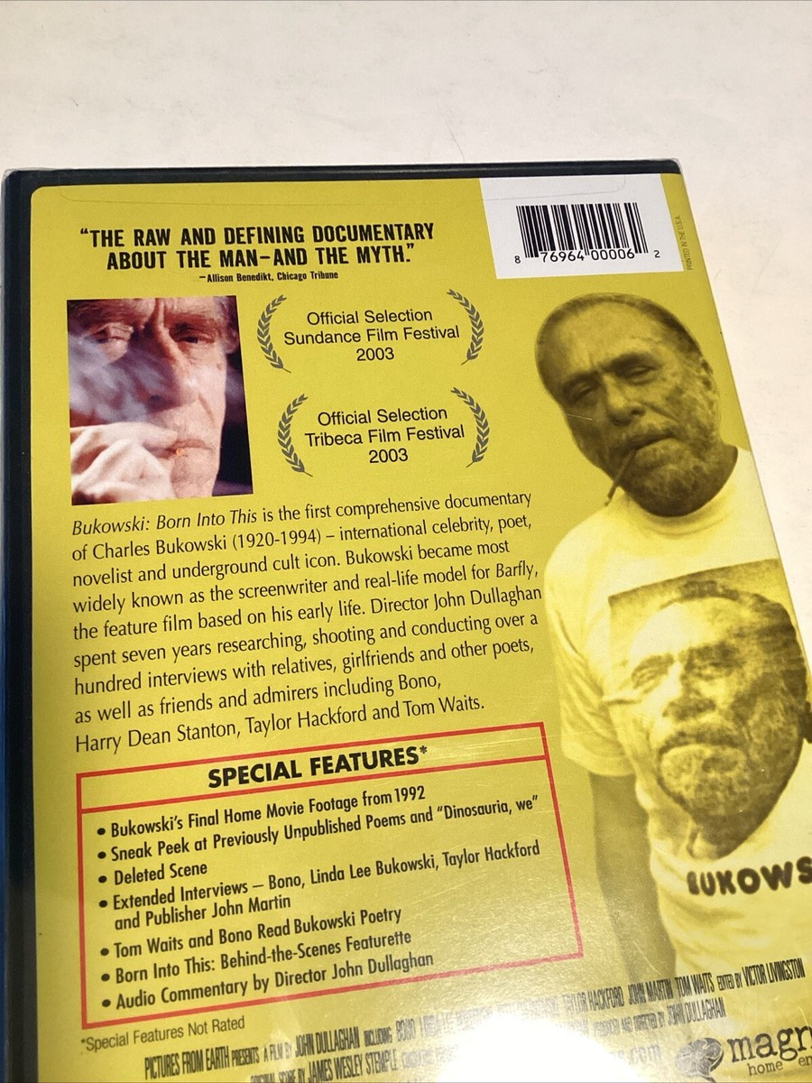 Bukowski Born Into This DVD - New Sealed In Plastic | eBay