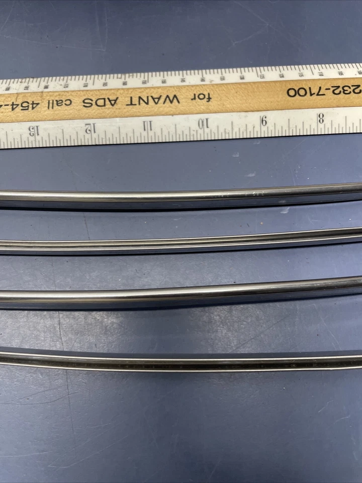 NOS OEM 1967 1968 Chrysler 300 New Yorker Newport Door Edge Protectors 2840530 - Image 4 of 4