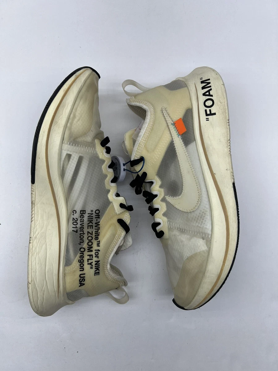 Nike Zoom Fly SP x OFF-WHITE OG “The Ten” 2017 Mens Sz 8 | eBay