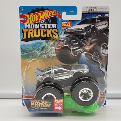 ホットウィール モンスタートラック トレジャー タイムマシン デロリアン 2025 Hot Wheels Monster Trucks Back to The Future Delorean