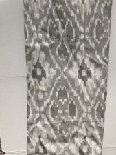 Restoration Hardware Ombre Flame Ikat Duvet Cover Twin Grey Gauze STD Sham