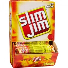 SLIM JIM ORIGINAL 120 Smoked Snack Sticks FAST SHIP