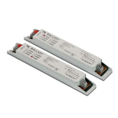 Commonly Used T8 1x 18W/1x 58W Electronic Ballast Equipment for Fluorescent Lamp