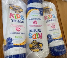 3X Banana Boat Kid's Mineral Sunscreen Lotion, Tear Free, SPF 50+, 6 fl oz