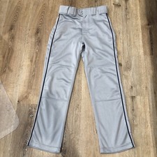 Rawlings Baseball Pants - Youth L- Gray Baseball Athletic Pants
