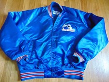 VINTAGE CHALK LINE NFL NEW YORK GIANTS NYLON JACKET SIZE L MADE IN THE US