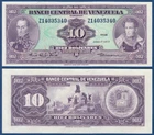 Venezuela 10 Bolivares 1977 UNC P. 51 f