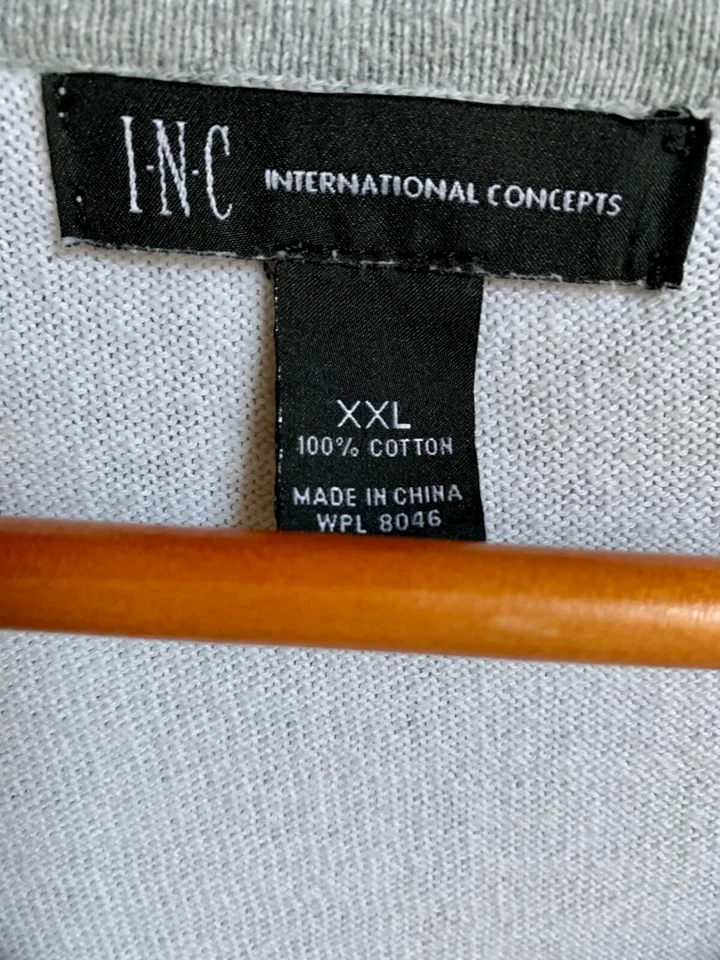 INC INTERNATIONAL CONCEPTS Men's Long-Sleeve Split NecklineT-Shirt 2XL - Image 4 of 4