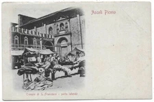 Ascoli Piceno - Market - Temple of San Francesco.