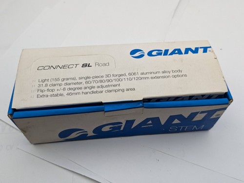 NEW GIANT CONNECT SL ROAD 1 1/8 X 110MM THREADLESS STEM BLACK 31.8 8 DEGREE - Picture 2 of 8