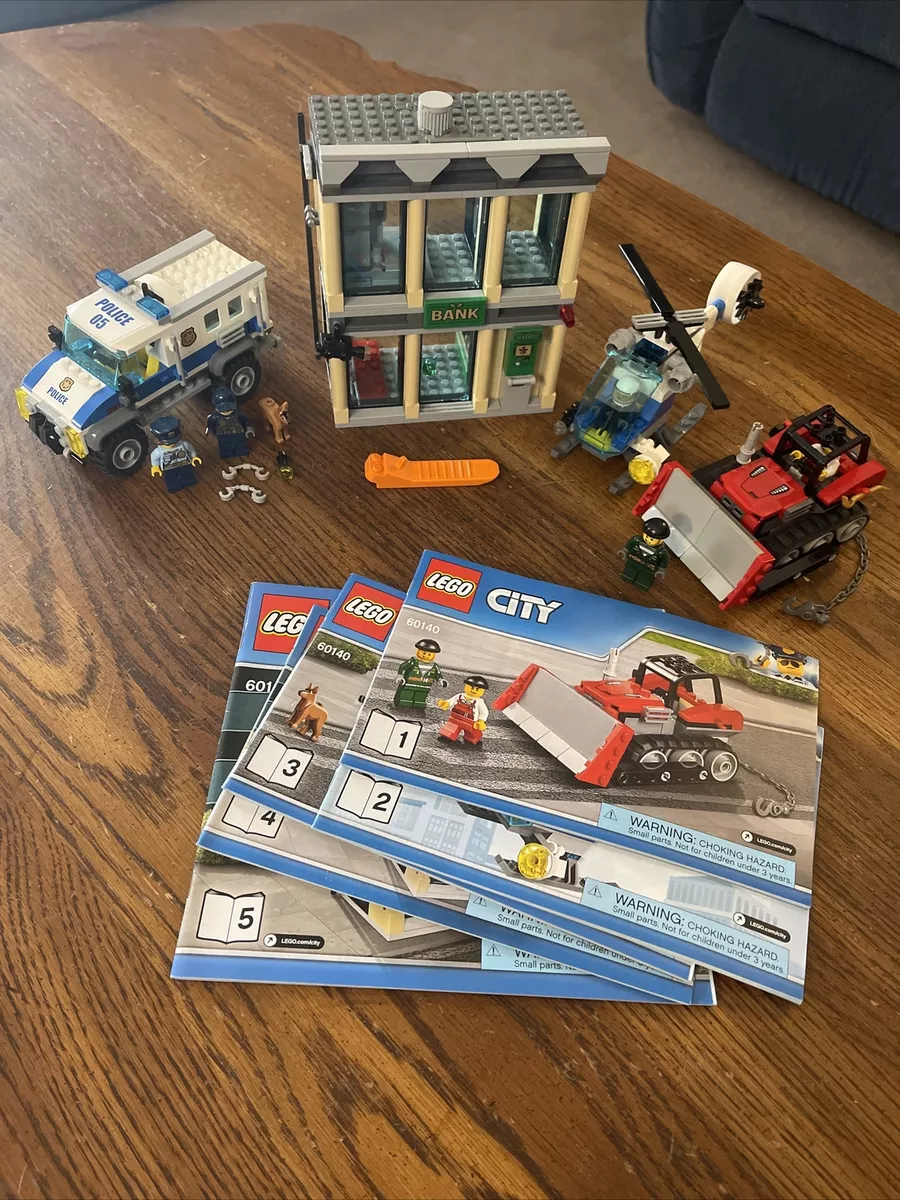 kollektion Kvarter Hurtig LEGO Town City 60140 BULLDOZER BREAK-IN Complete Instructions all Stickers  | eBay