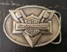 Harley Davidson V Twin Belt Buckle. 1983
