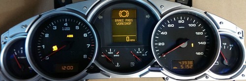 2004 2005 2006 Volkswagen Touareg Speedometer LCD Display Screen - Amber - Picture 4 of 4