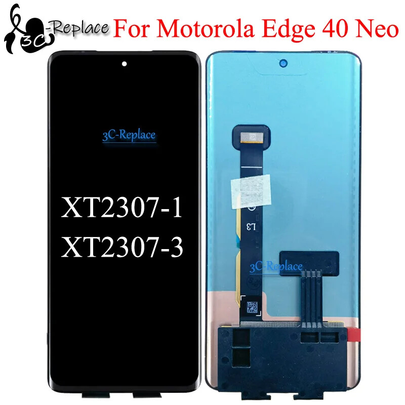For Motorola Edge 40 Neo XT2307-1 XT2307-3 LCD Display Touch