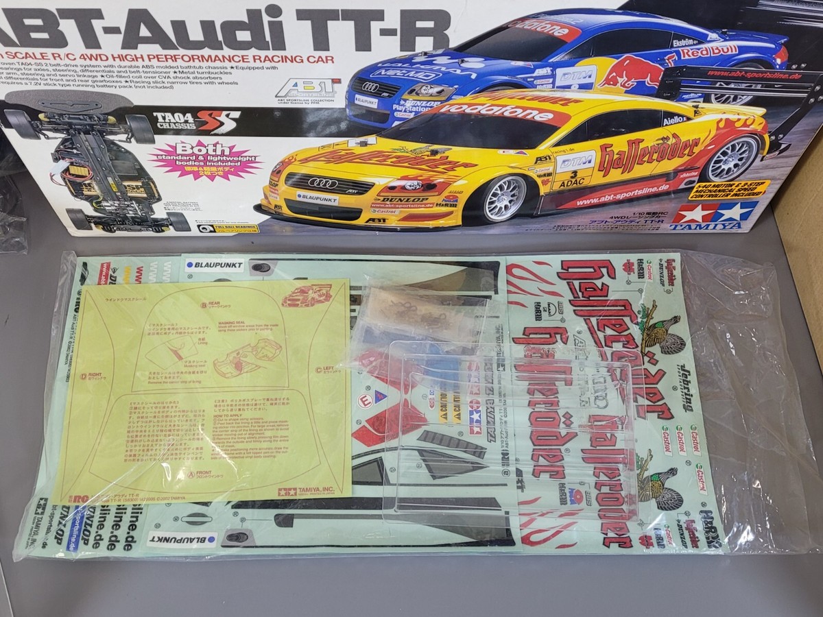 New Open Bag Tamiya 1/10 ABT Audi TT-R DTM 2002 TA04-SS Belt Drive