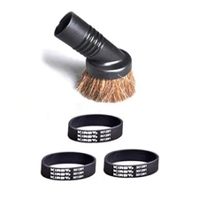 Fits For Kirby Heritage II Thru G-6 Black Dusting Brush & 3pk Ribbed Belts