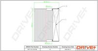 Dr!ve+ DP1110.10.0758 Luftfilter Einsatz FüR Saab 220 Mm 74 Mm 140 Mm