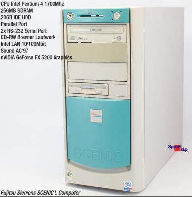 Pc Computer Fujitsu Siemens Scenic L I845 D1327 Pentium 4