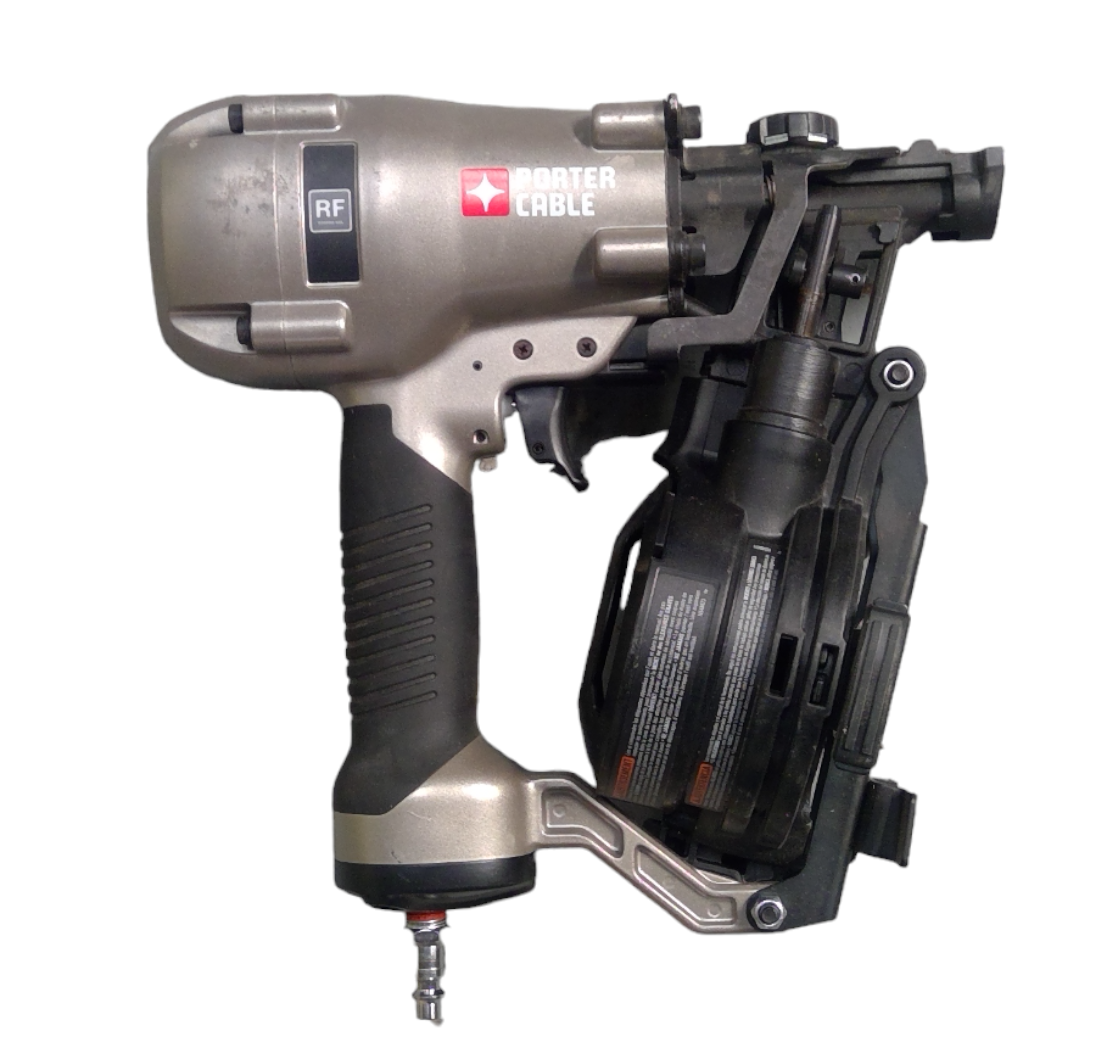 USED PorterCable RN175C 15 deg. Pneumatic Coil Roofing Air Nailer