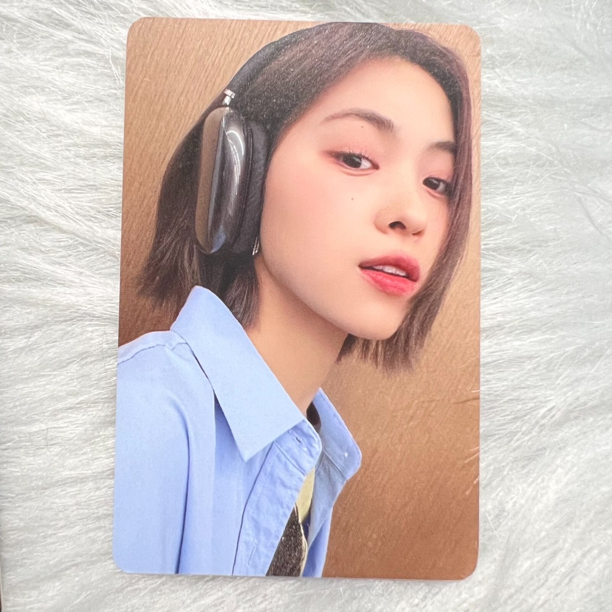 ITZY Photocard Withmuu official Cheshire Album Double-sided airpod