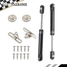 2 × Lift Support Strut Gas Spring Shock Trunk Hatch Universal Lid Mount Black