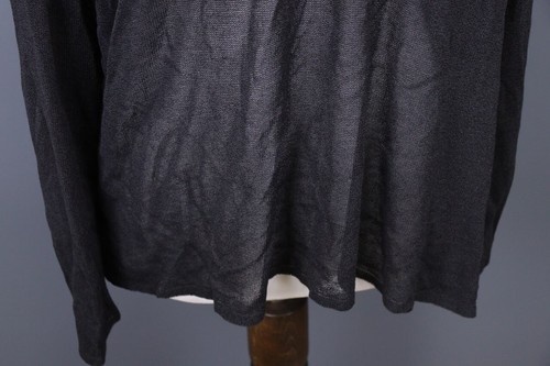 Sarah Pacini Gray Mesh Lagenlook Wrape Cape Cardigan Sweater One Size - Picture 14 of 16