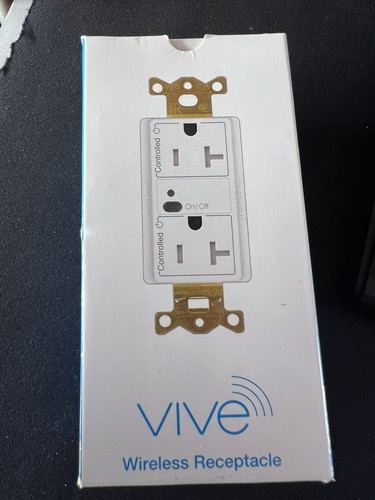 Lutron Vive Wireless Receptacle CAR2S-20-DTR-WH