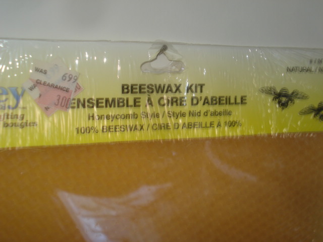 Beeswax candle kit- great gift or do it yourself- new price 