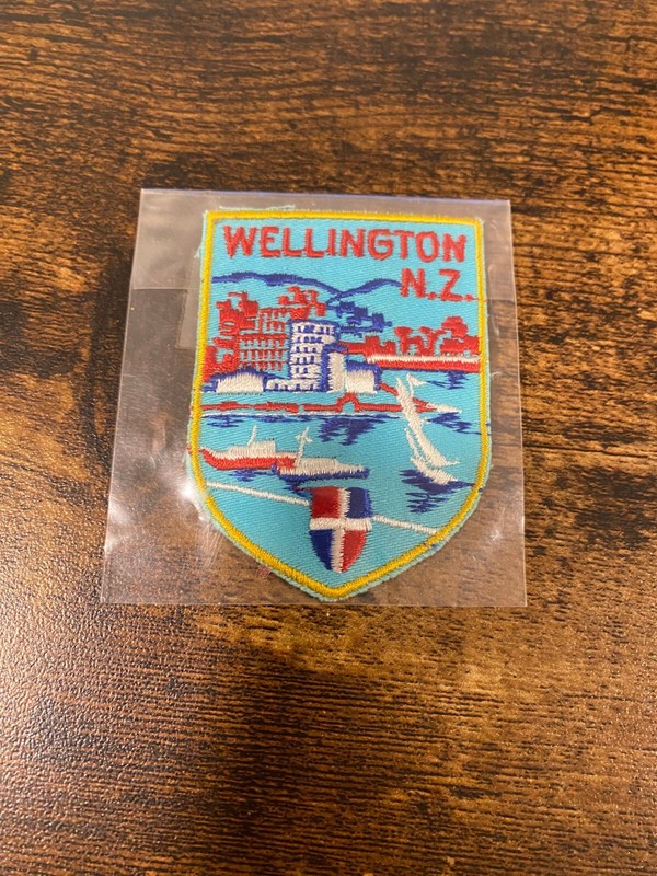 New Zealand Wellington Patch Rare Scare Sew Iron On  