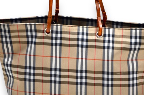 Women's Burberry Vintage Hand Bag Nova Check Classic Italy - Picture 4 of 13