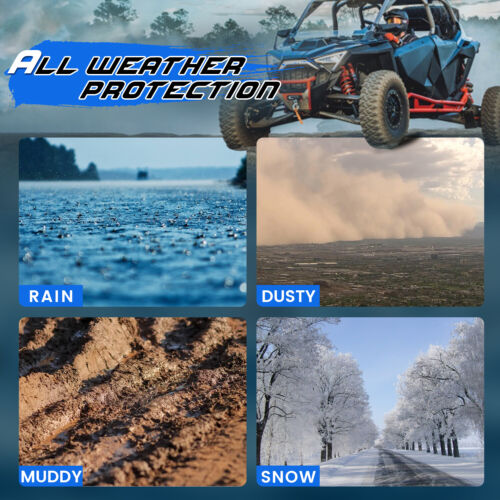Exhaust Heat Shield Insulation Cover w/ Clamps for Polaris RZR Pro XP/R Turbo R - Picture 8 of 24