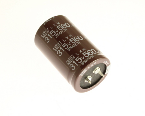2x 560uF 315V Snap In Mount Elektrolytkondensator 315 Volt 560mfd 315VDC - Bild 1 von 1