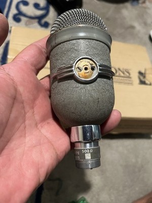 Vtg Philips 9585 Microphone Sold As Is For Parts Or Repair 