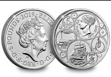 2019 Queen Victoria £5 Five pound Coin Brilliant Uncirculated BUNC Royal Mint