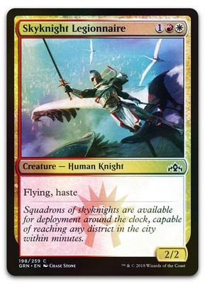 Skyknight Legionnaire #198 (Foil) (NM) Guilds of Ravnica GRN Magic MTG