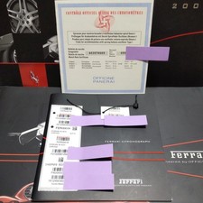 Genuine PANERAI Ferrari Manual Tag Seal Chronometer Certificate 4pcs #547