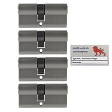 4X Cylindre Profil 65Mm 30/35 10X Clé Serrure Identique Avec Carte De Code