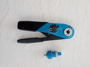 IWISS Aviation m22520/2-01 AFM8 pin terminal crimping tool