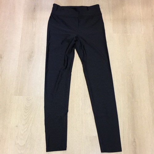 Athleta Girl High Rise Chit Chat Shine Tight Black High-Waisted Leggings XL 14
