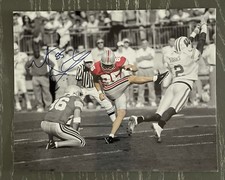 Ohio State Buckeye 2002 National Champ K Mike Nugent Signed 8x10