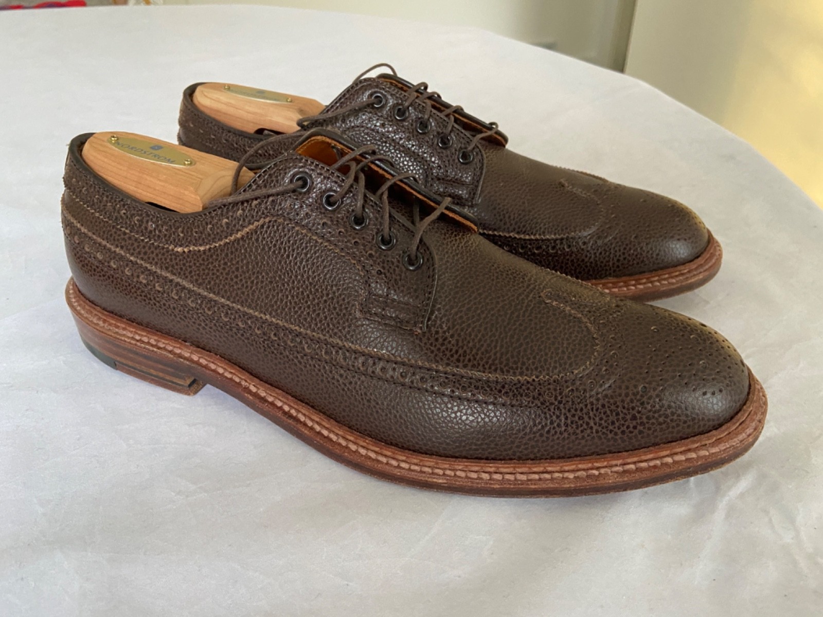 Alden D2509 Brown JS Grain Long Wing Blucher